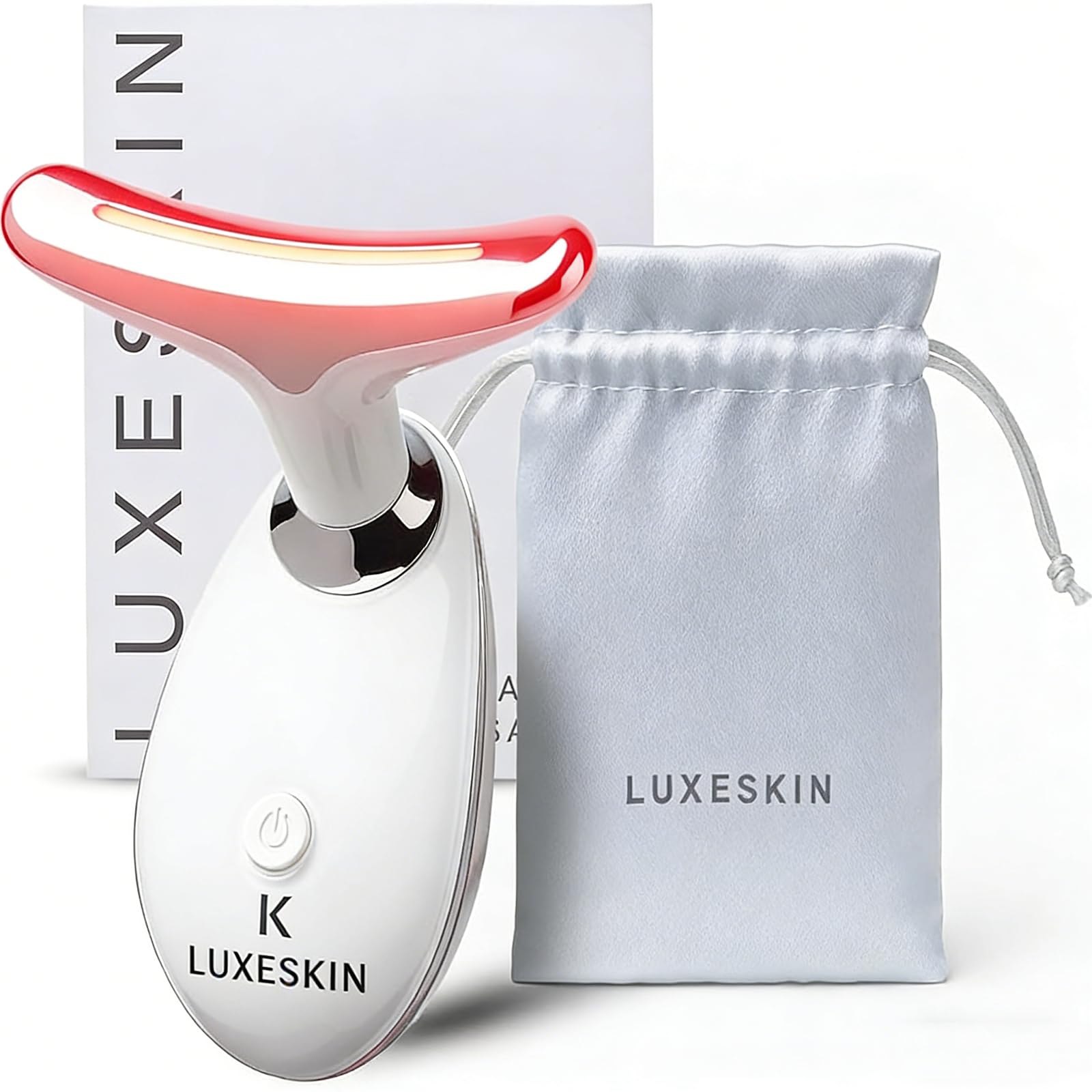 LuxeSkin thérapie LED 7 couleurs pour le visage, teint plus frais.