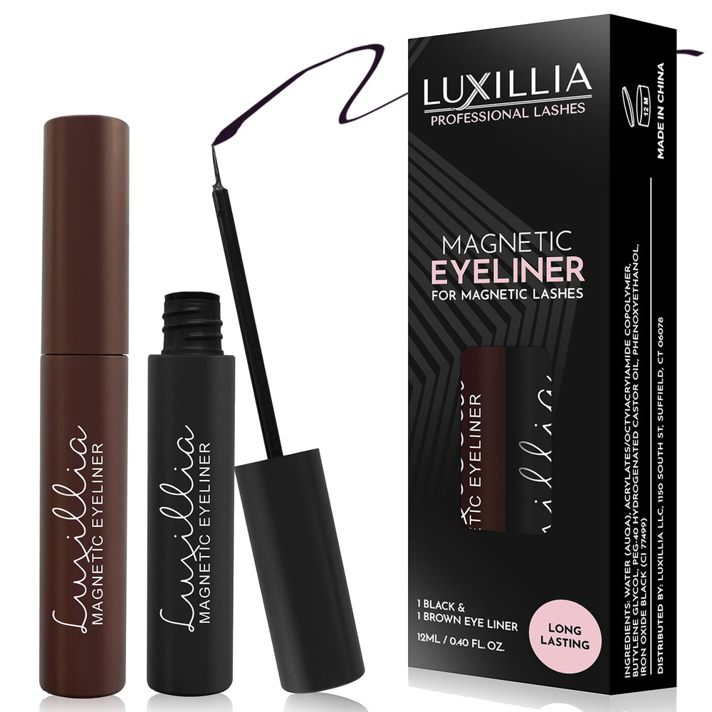 Luxillia delineador magnetico liquido negro para aplicacion precisa