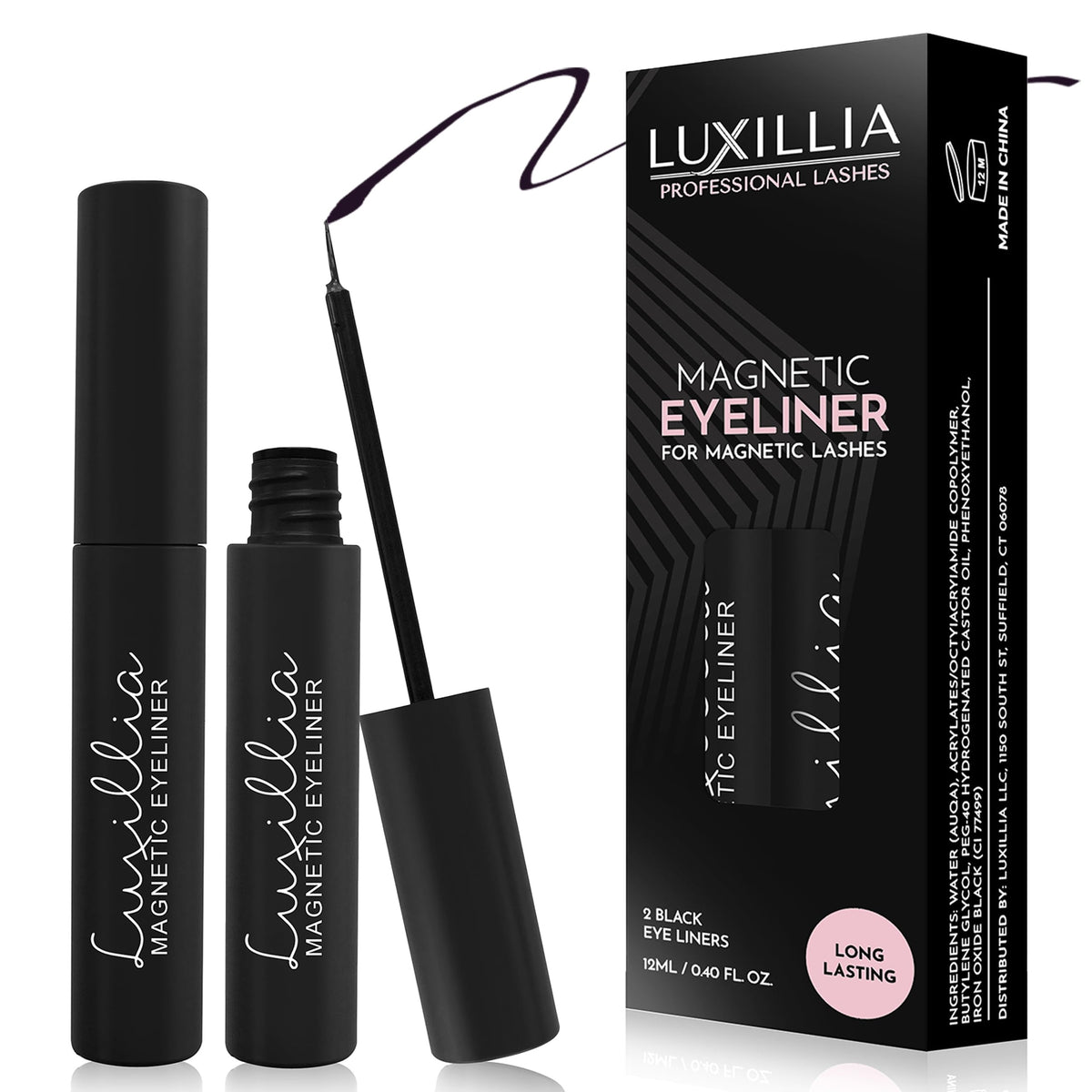 Luxillia delineador magnético preciso para aplicación suave y duradera