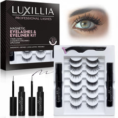 Luxillia pestañas magnéticas kit: aplicación fácil sin adhesivo