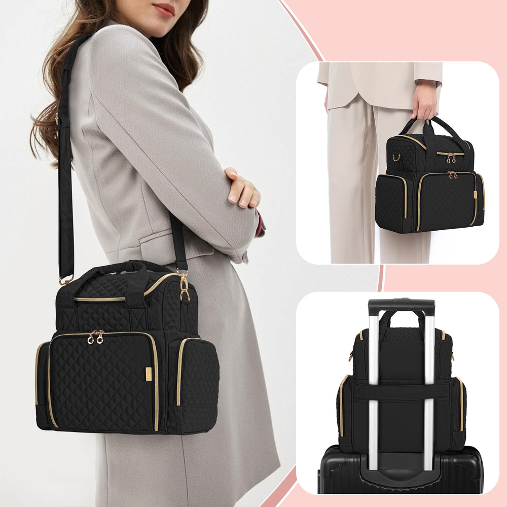 LUXJA Bolsillo interior y trasero, guarda accesorios.