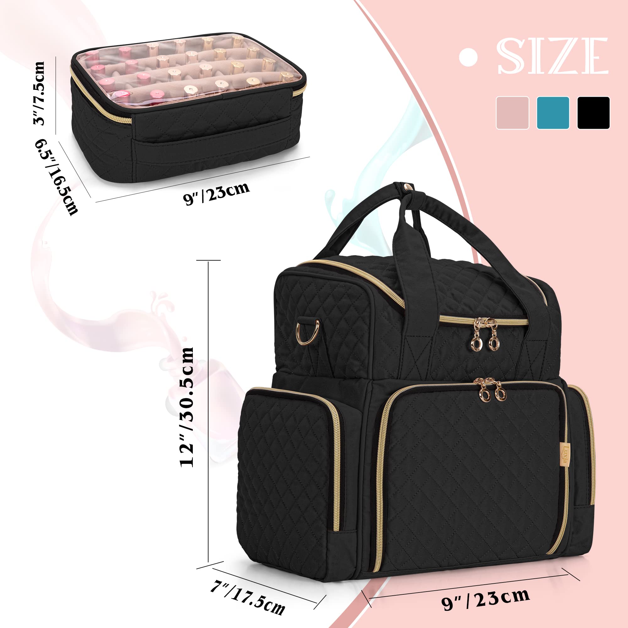 LUXJA Correas y asa rígida, transporte cómodo.