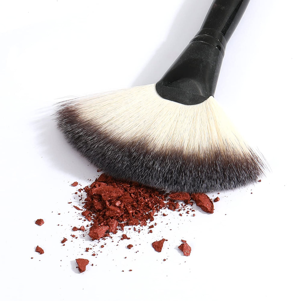 Luxspire brocha sintética ultra suave sin absorción para crema, polvo o líquido.