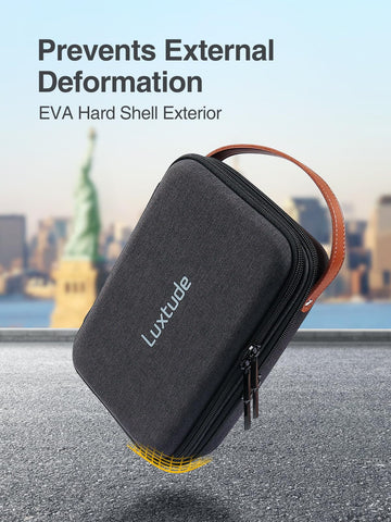 Luxtude estuche con compartimento para instrucciones y piezas pequeñas