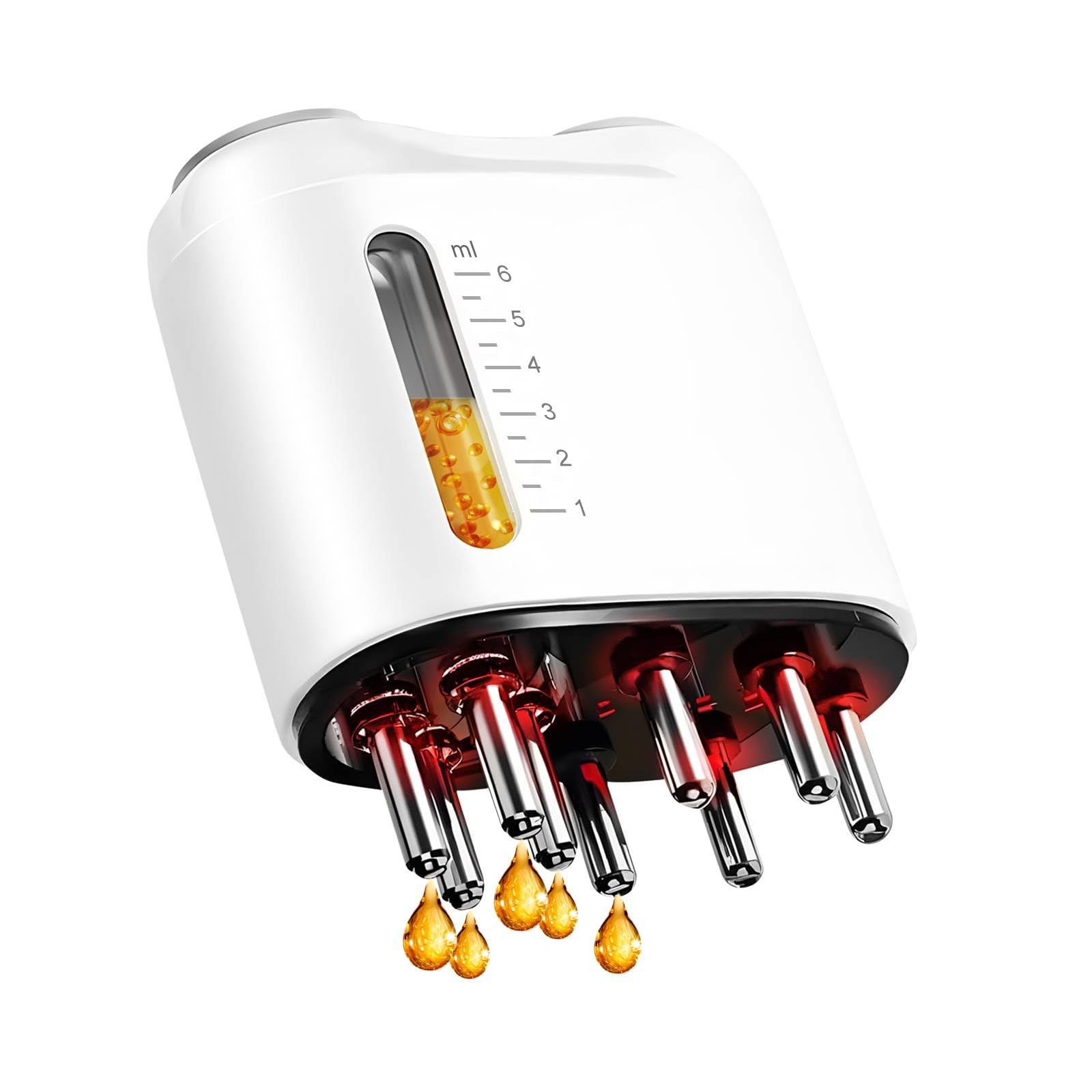 Lvseeman aplicador de aceite para cabello con masaje 360°.