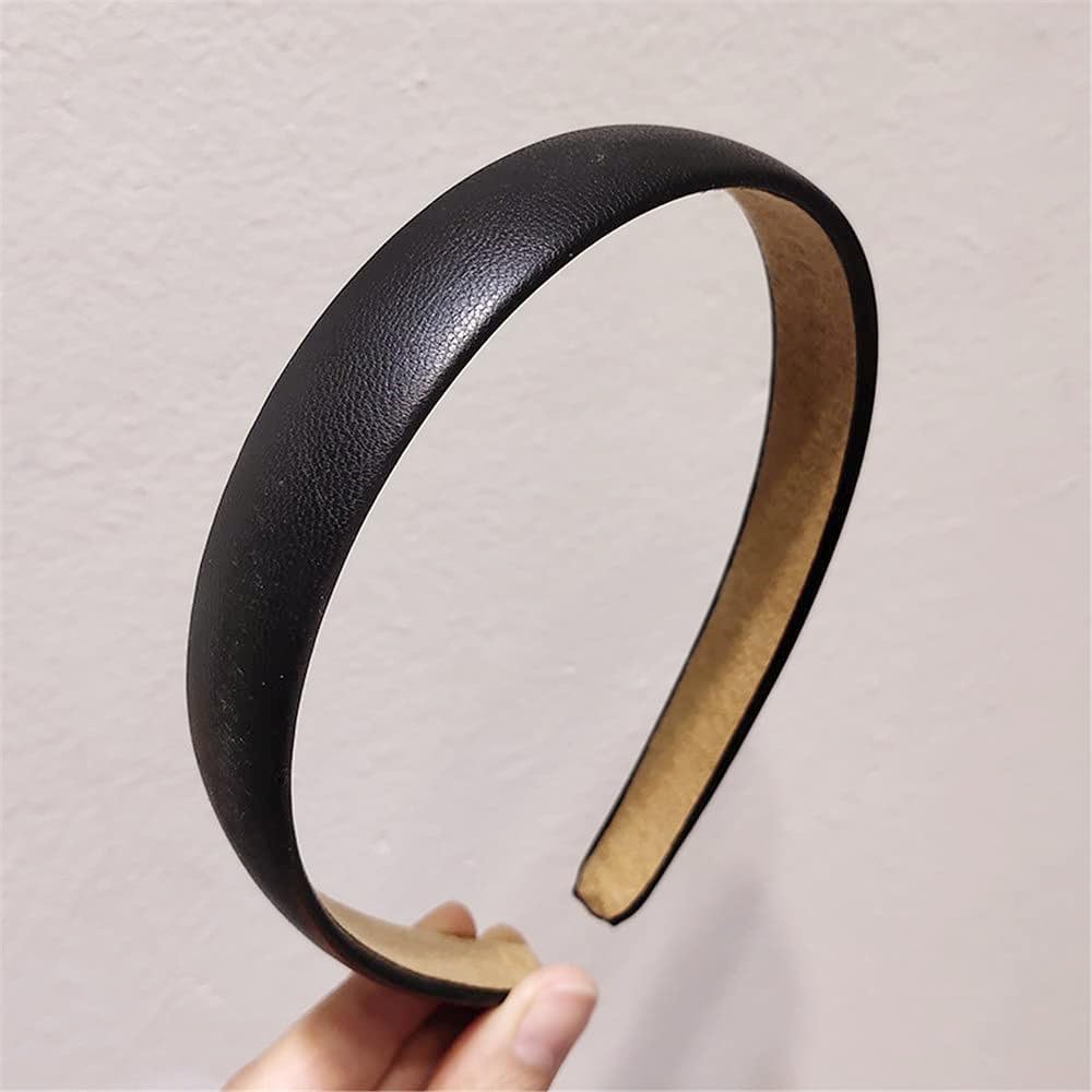 Diadema Lvyeer de cuero, detalle suave para estilos diarios