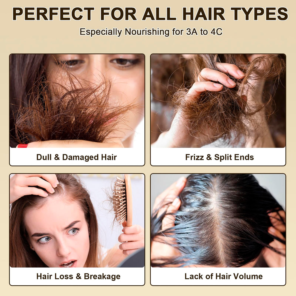 Control de frizz con Batana lxmtou para cabello suave