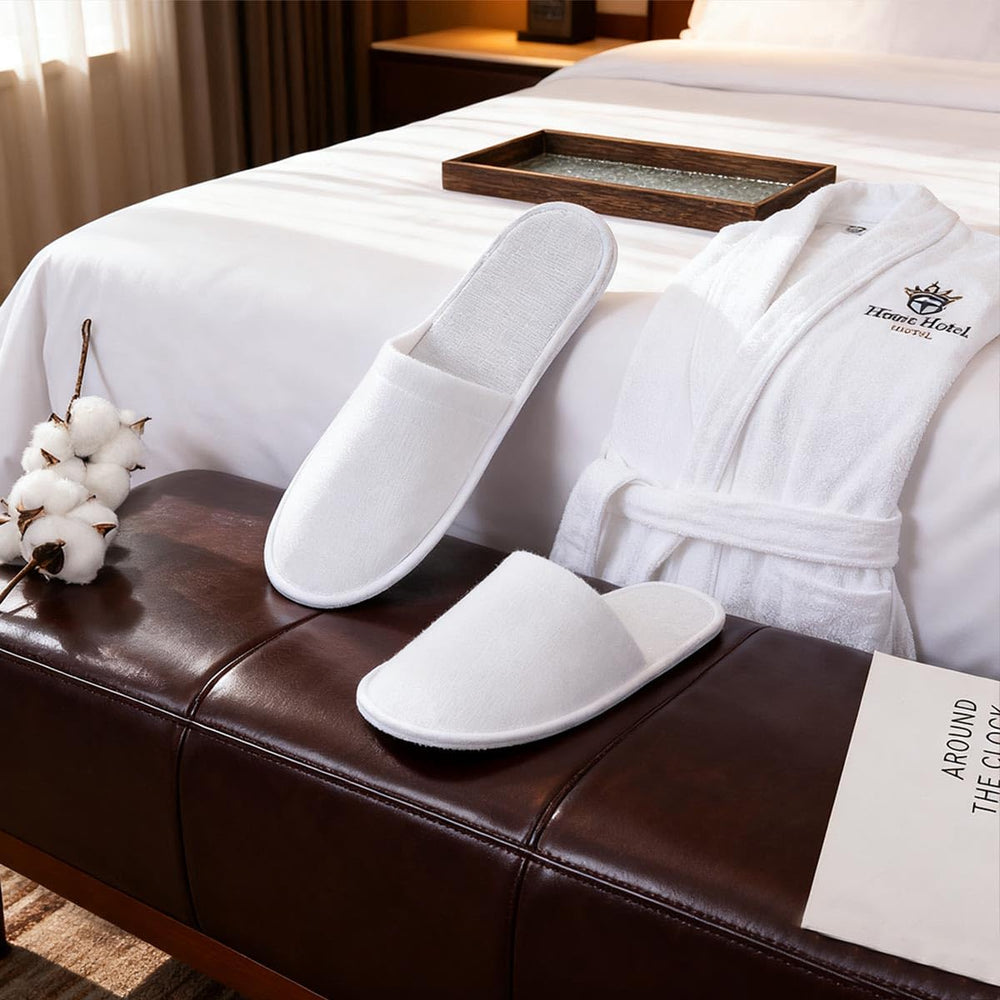 LYARCHTE zapatillas desechables para huéspedes, cómodas para salón y dormitorio