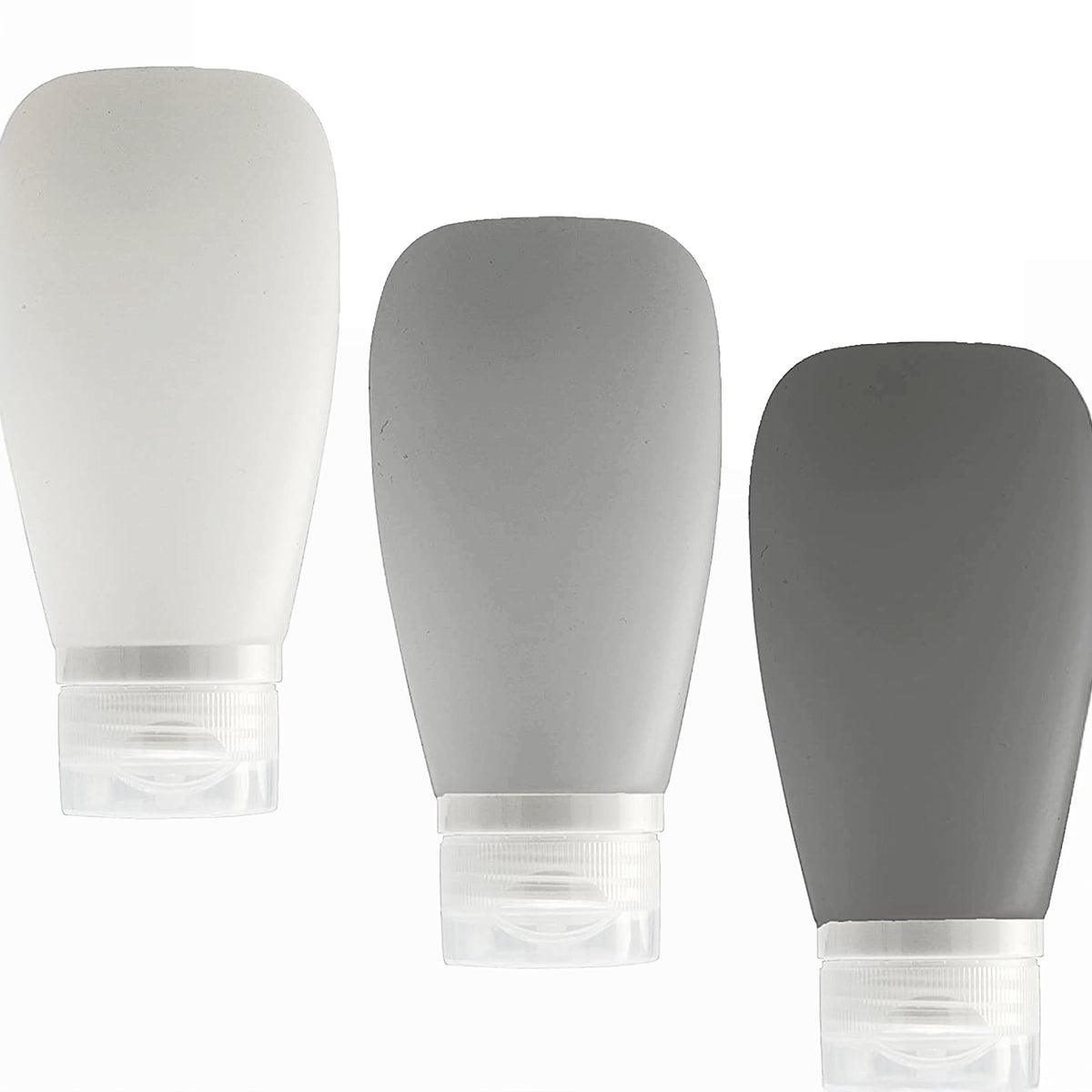 LYOB botellas de viaje 3oz, juego de tres, para líquidos.