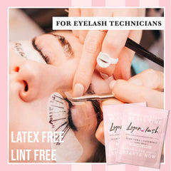 Parches gel Lyon Lash con adherencia estable, evita desplazamientos.