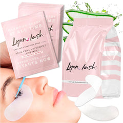 Parche gel Lyon Lash para debajo de los ojos, cómodo para sesiones de extensión.