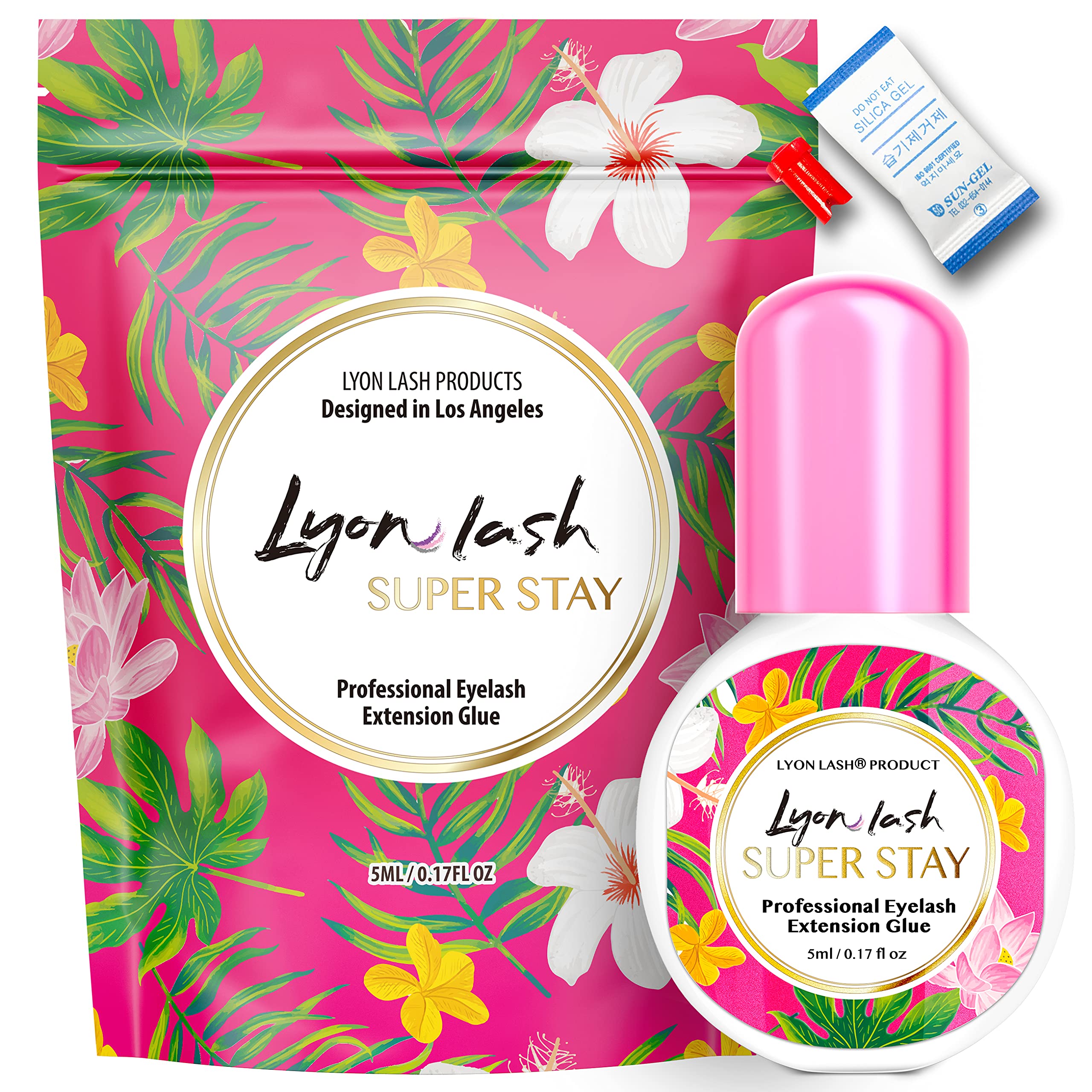 Lyon Lash Super Stay: botella de adhesivo para uso profesional y secado rápido