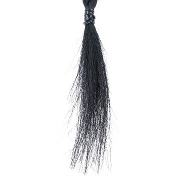 LyoRuSi extensión cola de caballo negra, ideal para cambios de look rápidos.