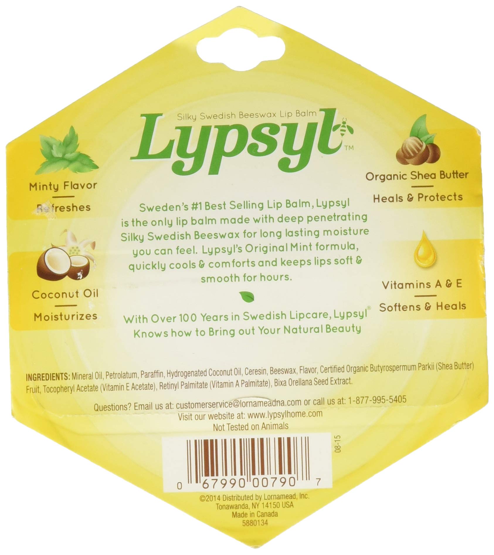 Lypsyl Protección Intensa Menta Original envase compacto para retoques durante el día