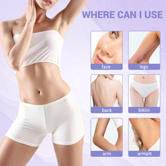 LYQC depilación de cuerpo entero con temperatura cómoda para mayor confort.