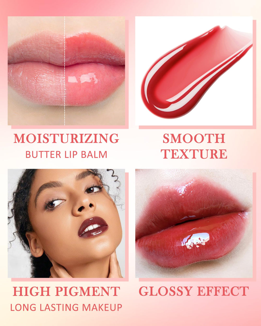 LYSdefeu gel transparente tinte labial: efecto brillo ligero sin sensación grasa.