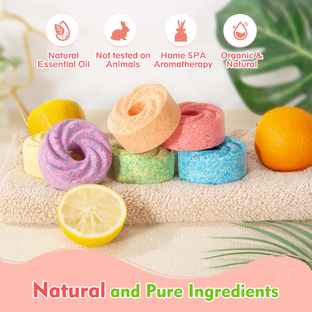 LZLTAUY bombas de baño naranja, aroma cítrico para energía suave.
