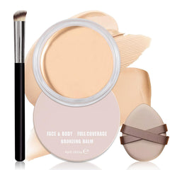 LZXLUKGIR Corrector de ojeras en bote para cobertura total y acabado natural.