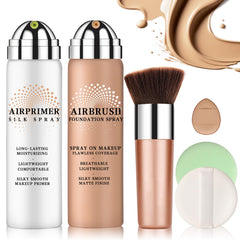 LZXLUKGIR Magic Minerals frasco base de aerógrafo con cobertura total