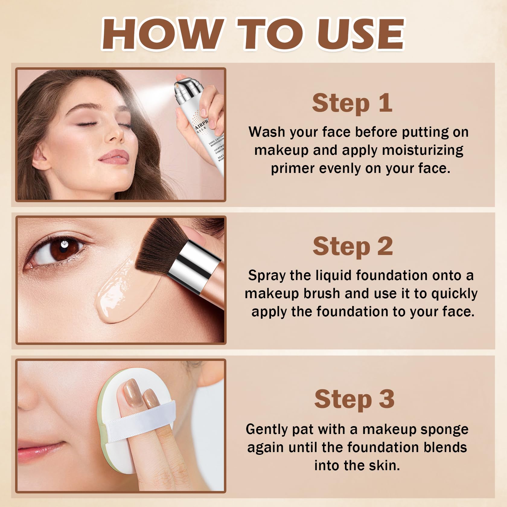 LZXLUKGIR maquillaje resistente al agua para uso diario