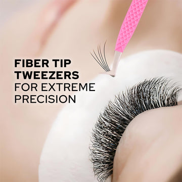 Tijeras M LASH con agarre diamante ergonómico para mayor control.