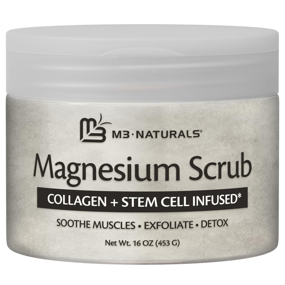 M3 Naturals sea salt minerals for nourishment and smoother skin.