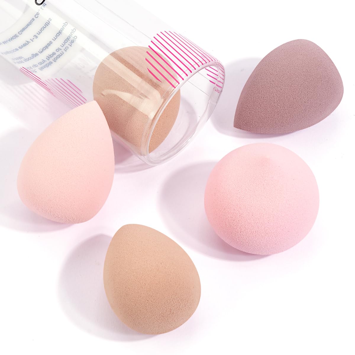 MAANGE Almohadillas retiradoras grandes y pequeñas para maquillaje.