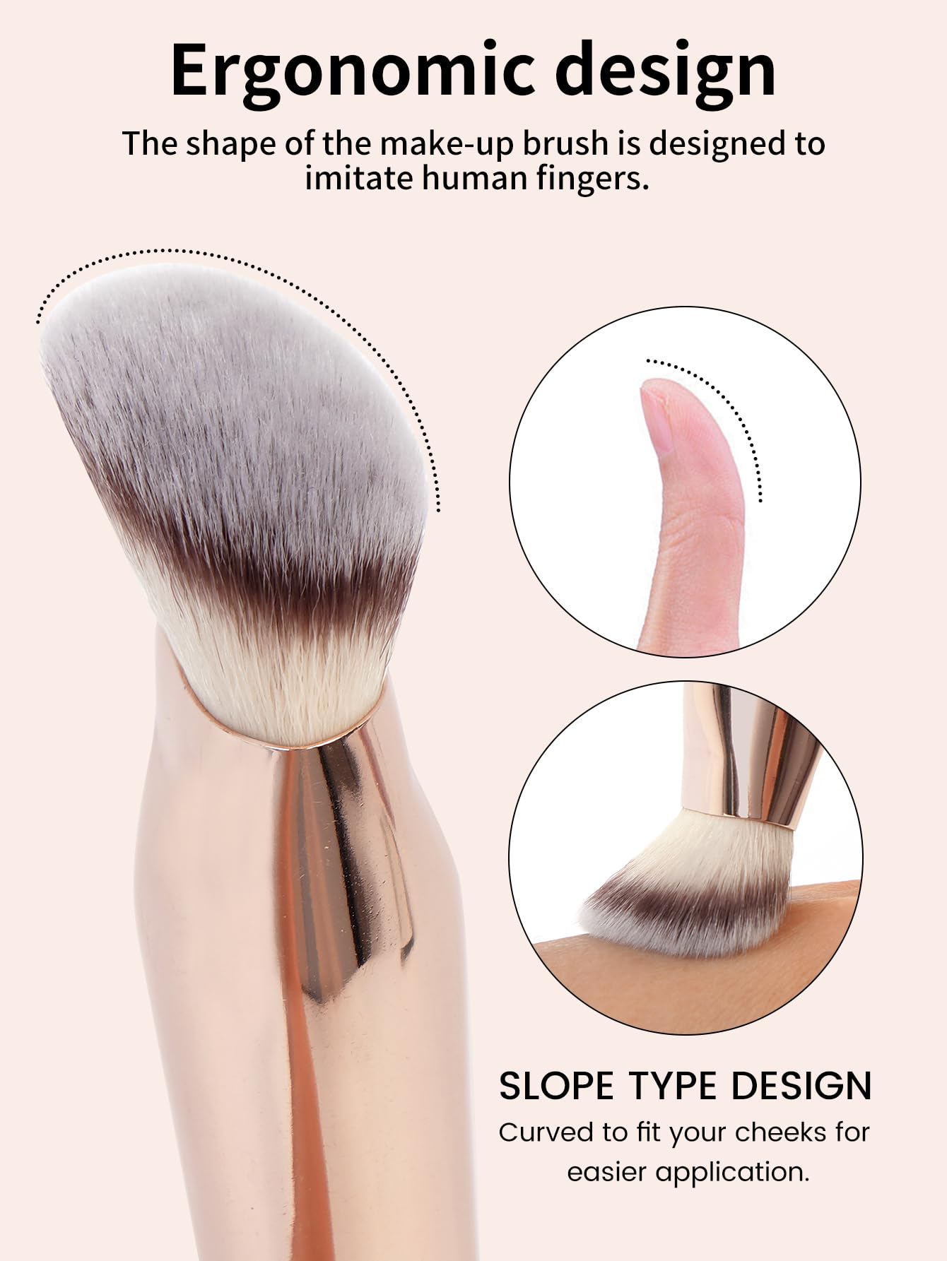 MAANGE brocha concealer, precisión para cubrir imperfecciones