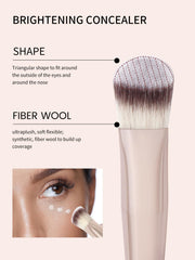 MAANGE kabuki flat-top para mezcla rápida y natural