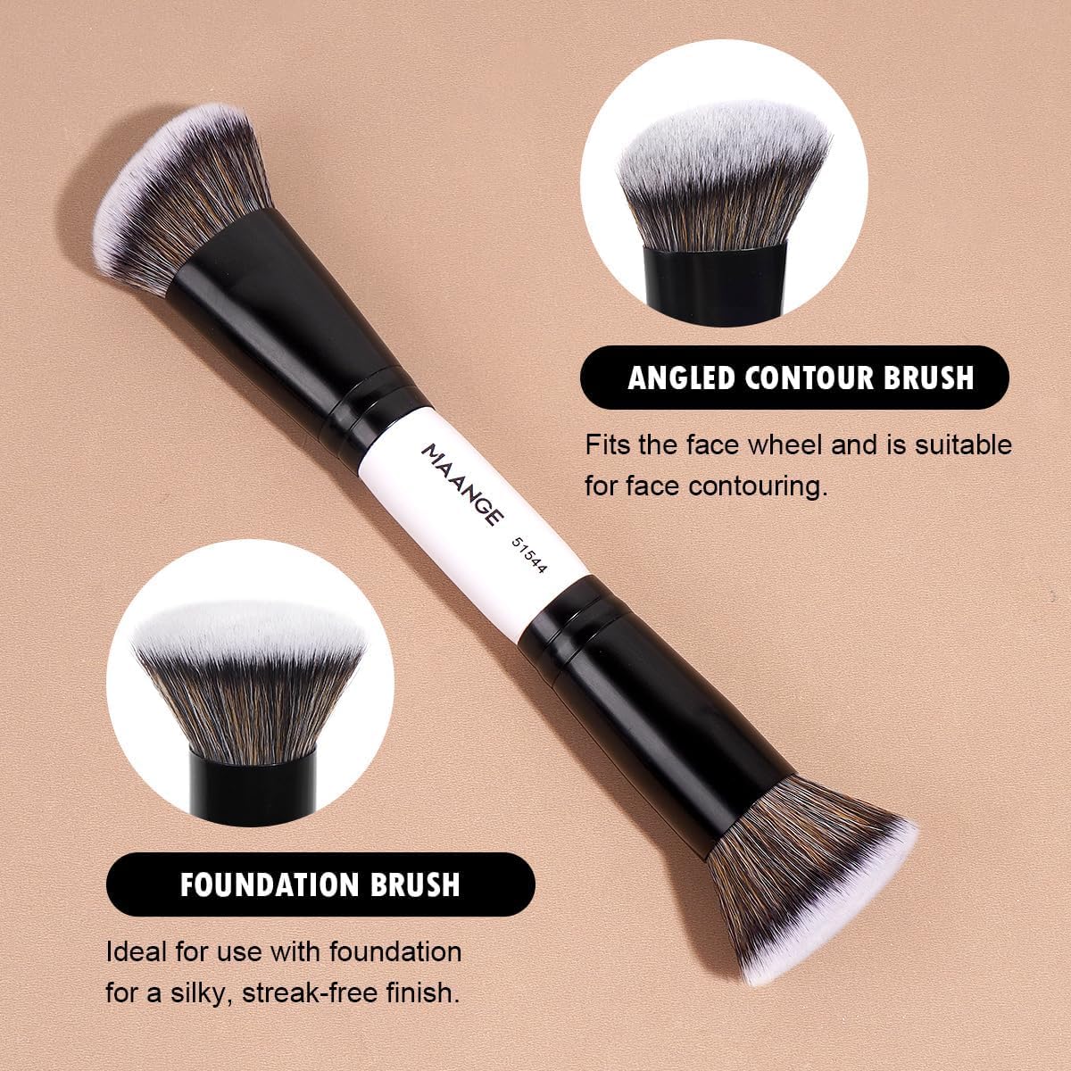 MAANGE conjunto ergonómico con mango equilibrado y ferrule de aluminio