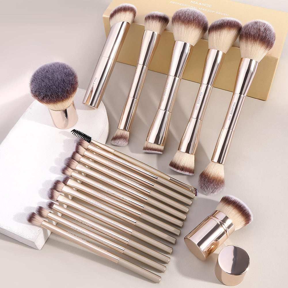 Maange kit maquillaje profesional portable para uso diario y eventos.