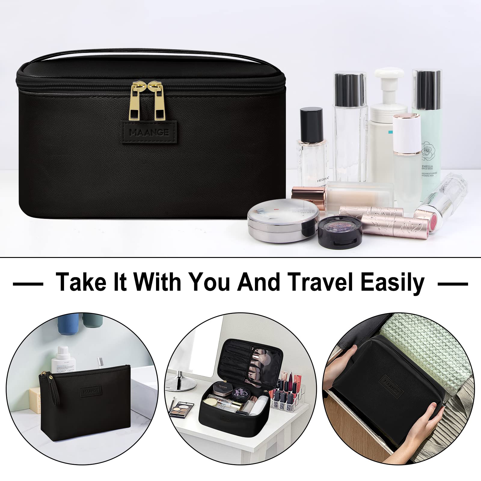 MAANGE material PU impermeable mantiene secos los contenidos ante salpicaduras