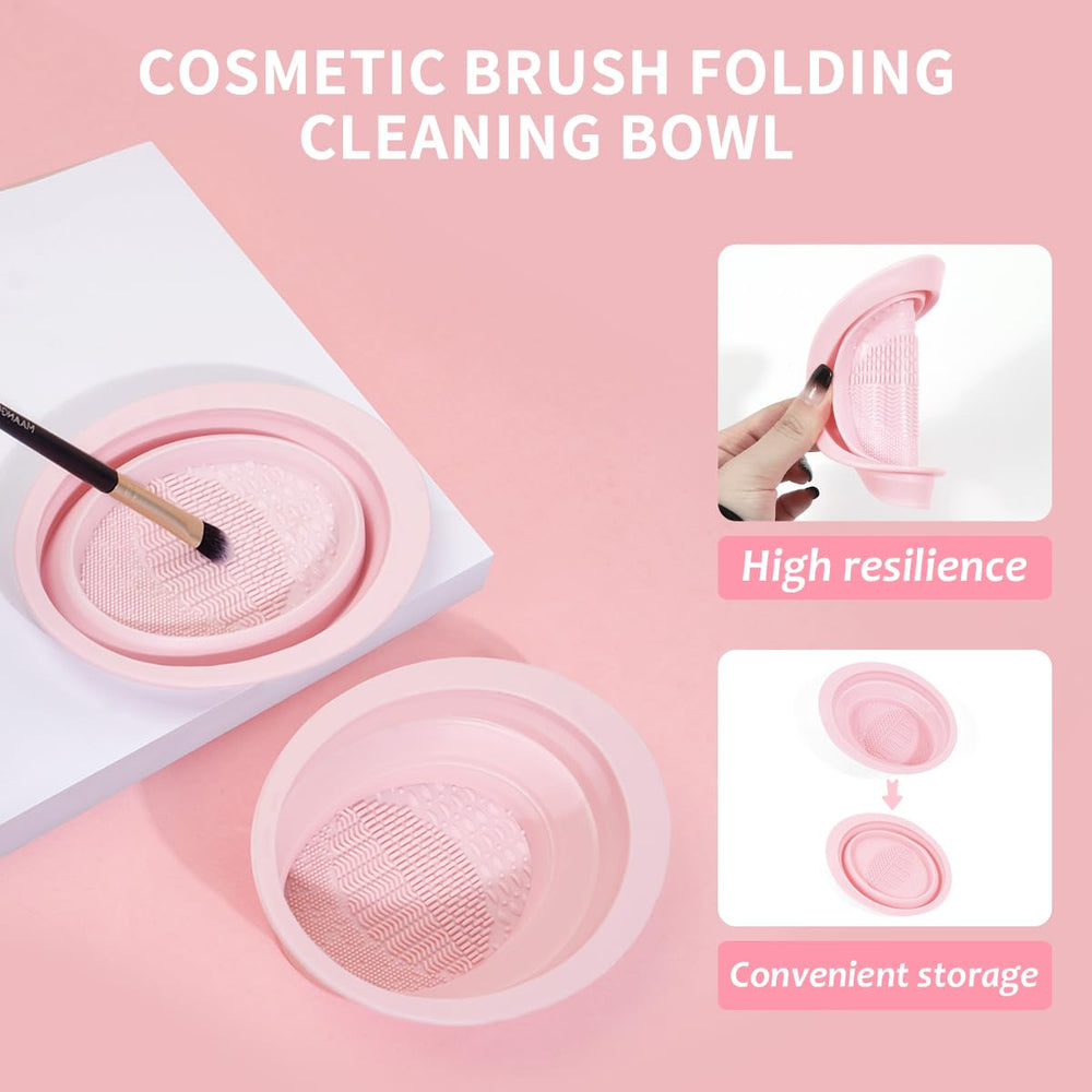 MAANGE Puff mini pulgar para retoques precisos en ojos.