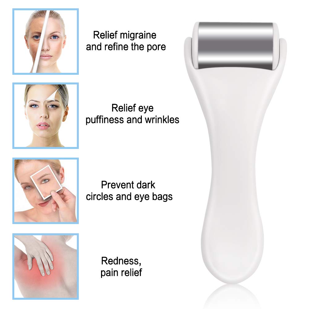 Maange rodillo de hielo para ojos alivia fatiga y hinchazón.