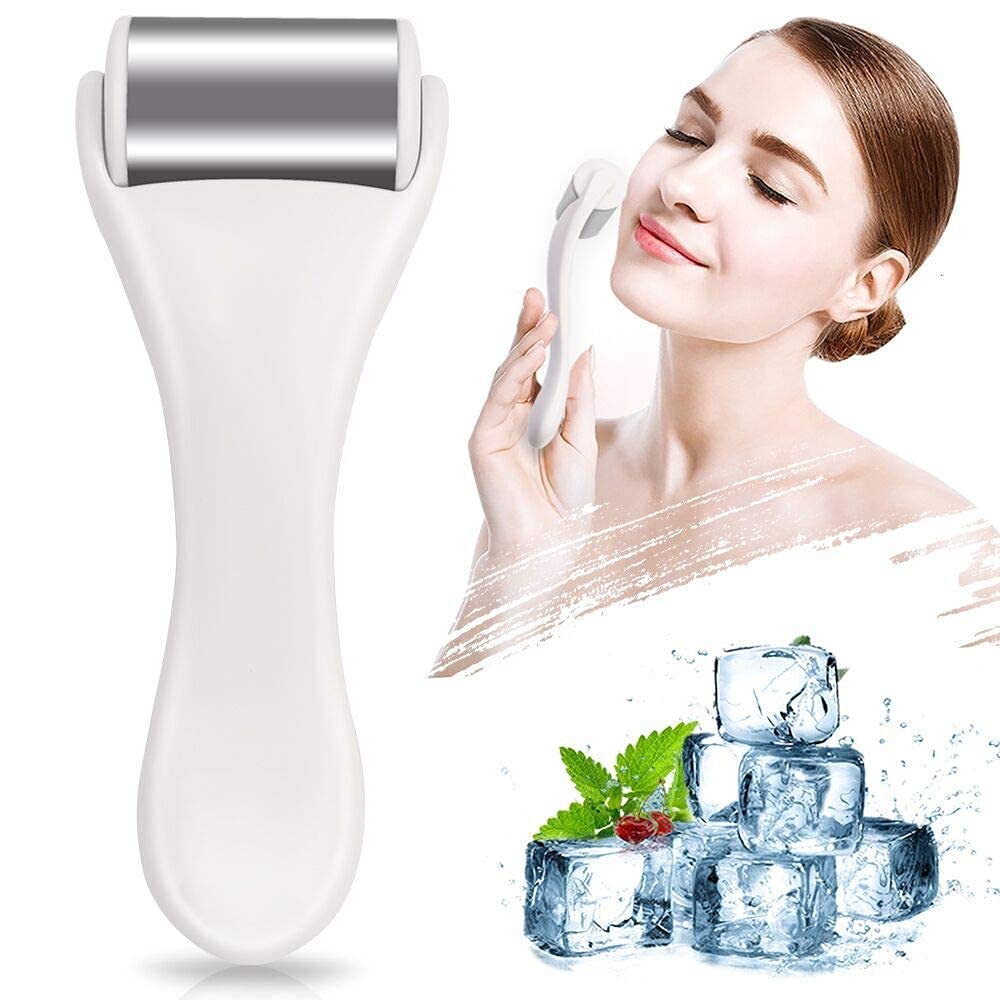 Maange rodillo de hielo para rostro ofrece enfriamiento y calma de la piel.