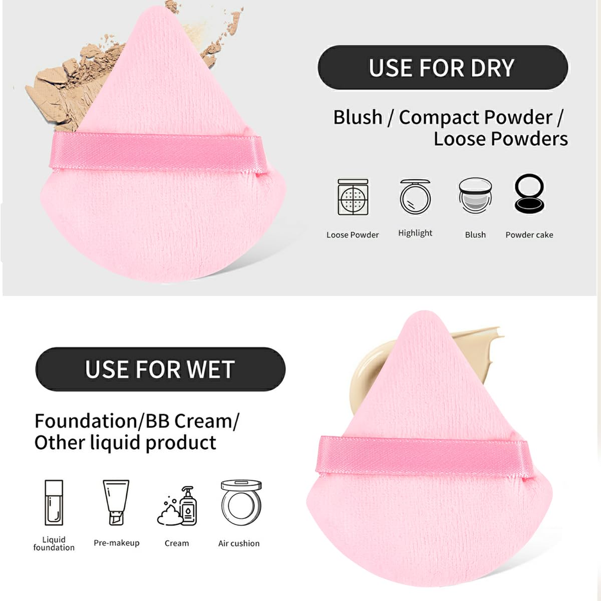 MAANGE Tapetes de limpieza para brochas para limpieza rápida.