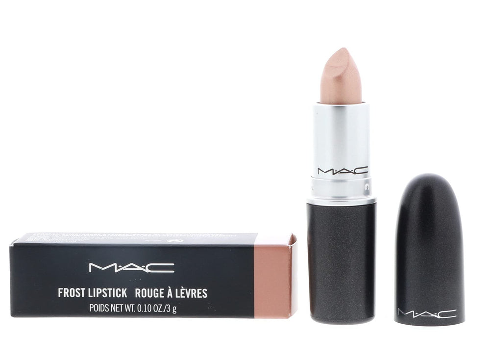 MAC Frost – rouge à lèvres gel, application douce et précise avec un pinceau.