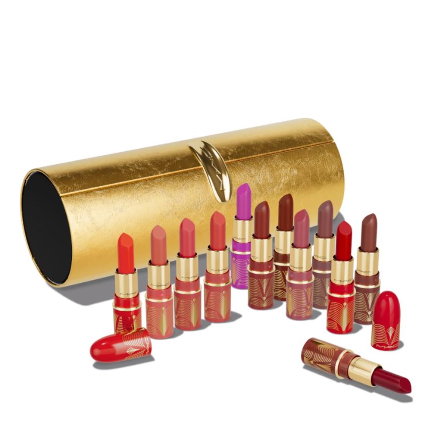 LABIAL MINI Lustreglass MAC en tono neutro, brillo suave para uso diario.