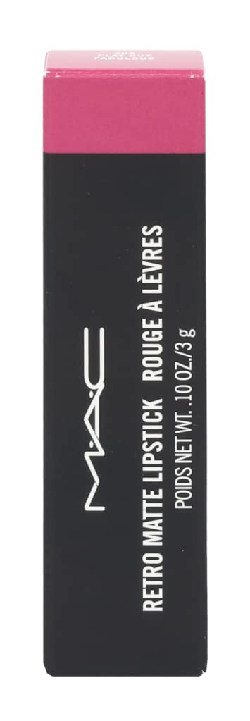Muestra de color de MAC Retro Matte 705 Flat Out Fabulous en labios