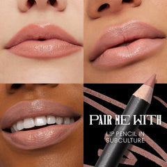 MAC M·A·Cximal Blankety aplicado, acabado satinado cremoso en labios.
