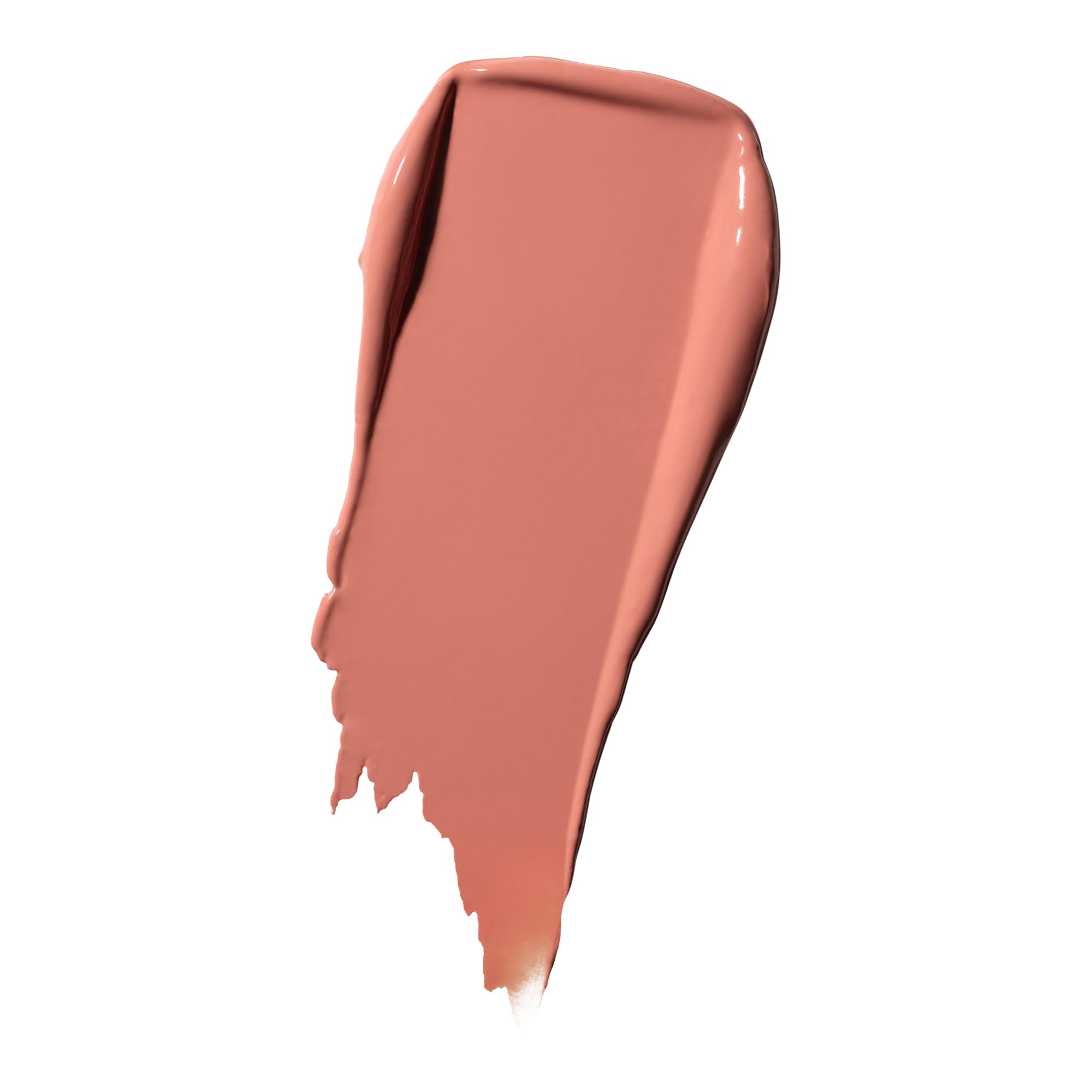 MAC labial Blankety muestra pigmento suave listo para swatches.