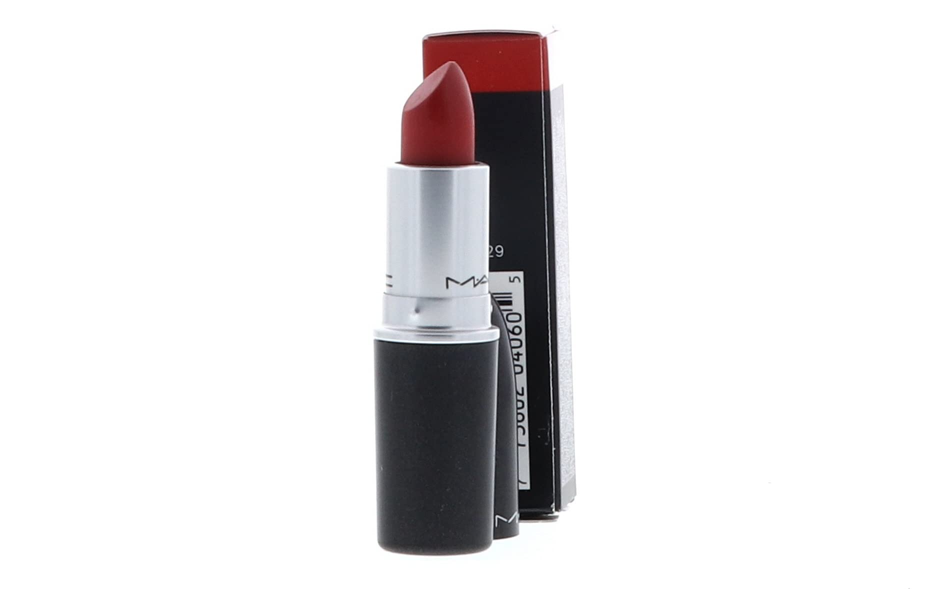 MAC Retro Matte Ruby Woo aplicación suave para un acabado mate uniforme.