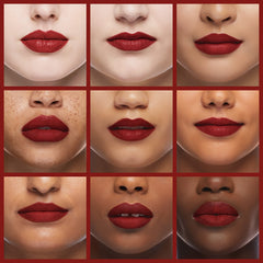 MAC Rouge à lèvres Matte 612 Rouge Russe, fini mat sans brillance, allure chic.