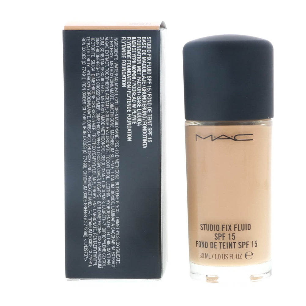 MAC Studio Fix Fluid: protection SPF15 pour la peau au quotidien.
