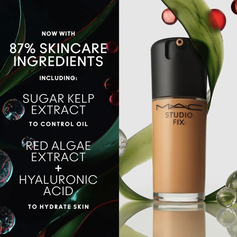 MAC Studio Fix Fluid tono NW20 Beige, ideal para piel clara.