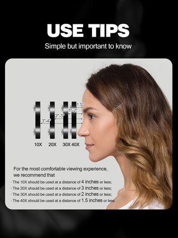 Macaki pinzas incluidas para retoques rápidos de vello facial