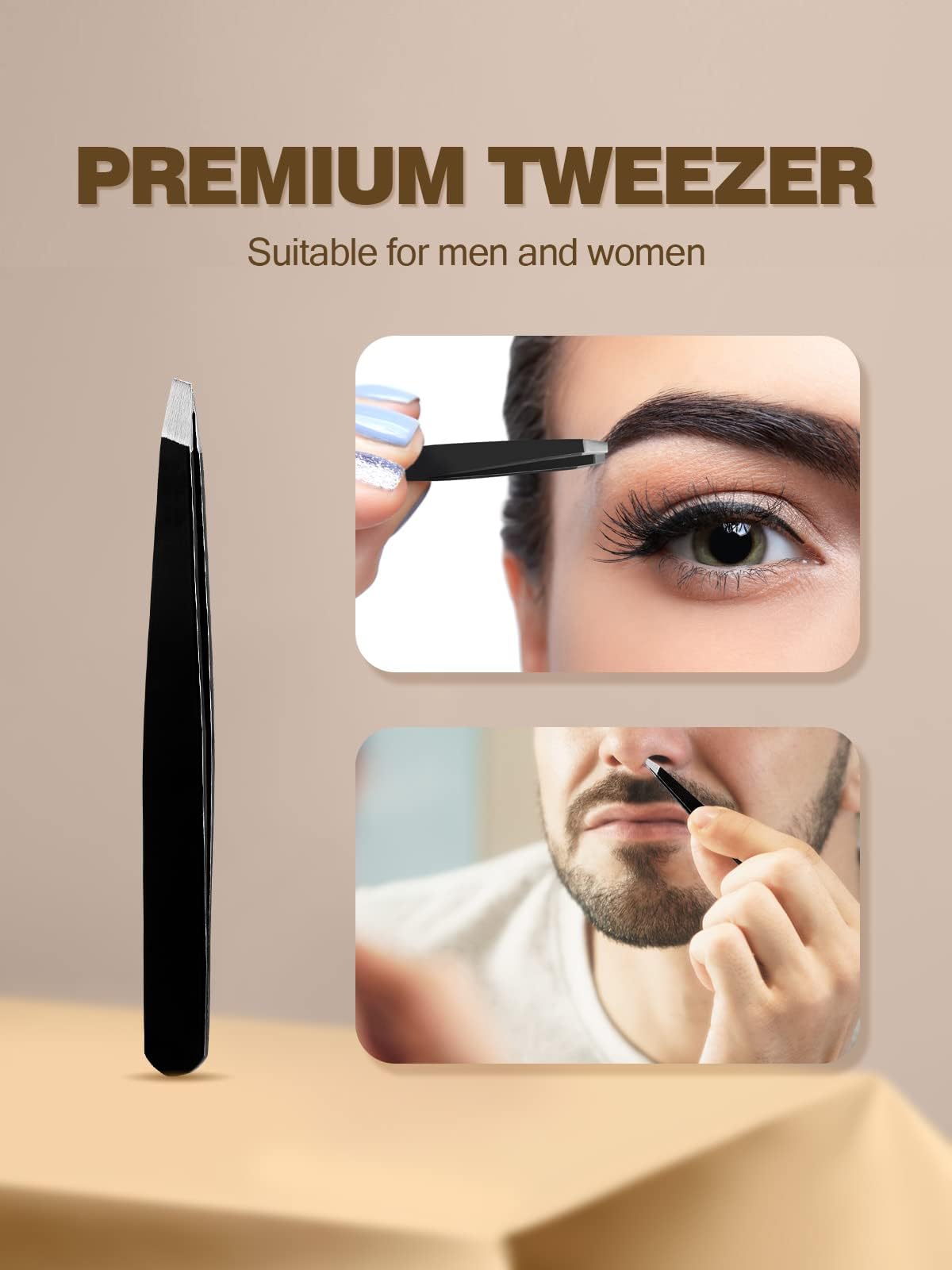 Uso de Macaki para maquillaje en casa o de viaje con visualización detallada.