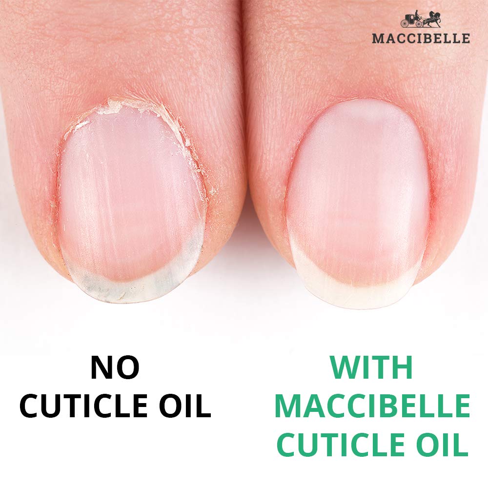 Maccibelle Aceite de cutículas aroma vainilla dulce para una experiencia agradable