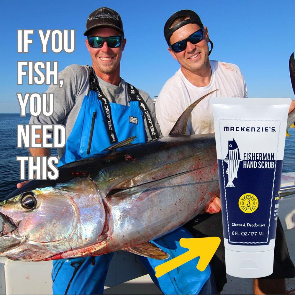 MacKenzie's Fisherman Hand Scrub: libre de parabenos para piel sensible.