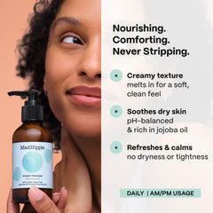 Application précise de la Crème Visage Mad Hippie pour un soin quotidien.